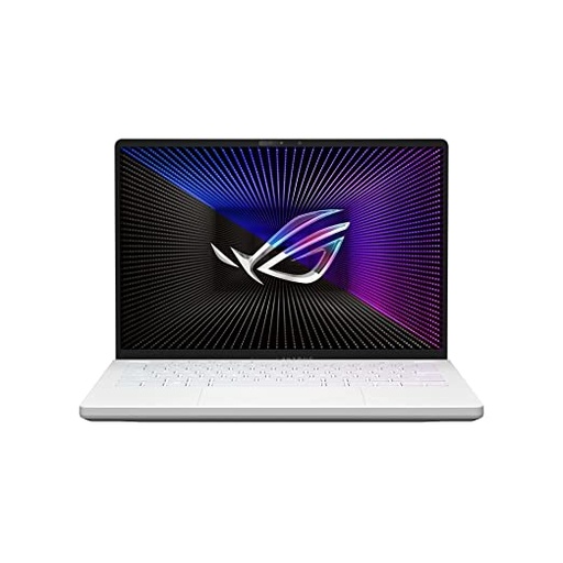 ASUS ROG Zephyrus G14 (2022), 14" (35.56 cm) QHD+ 16:10 120Hz/3ms, AMD Ryzen 7 6800HS, 8GB Radeon RX 6700S, Gaming Laptop (16GB/1TB SSD/Windows 11/Office/White/Anime Matrix/1.72 Kg), GA402RJ-L8181WS
