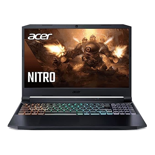 Acer Nitro 5 AMD Ryzen 5 5600H 15.6" (39.62cms) Full HD IPS Gaming Laptop (8 GB/512 GB SSD/Win 11/4 GB Graphics/NVIDIA GeForce GTX 1650/144 Hz, Black), AN515-45