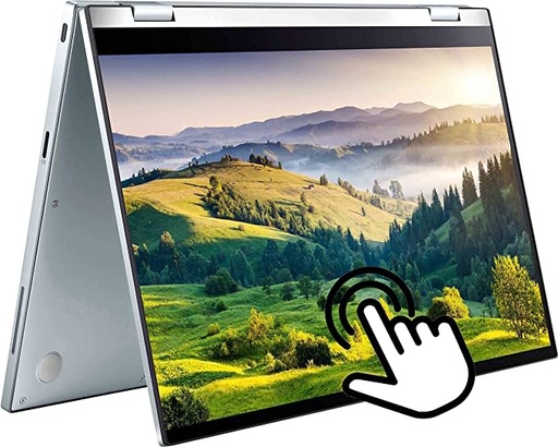 Asus Chromebook 14'' FHD Touchscreen 2-in-1 Thin and Light Laptop, Intel Core M3-8100Y(Up to 3.4GHz), 8GB RAM, 192GB Storage(64GB eMMC+128GB Micro SD), Wi-Fi 6, Webcam, Zoom Meeting, Chrome OS, Silver