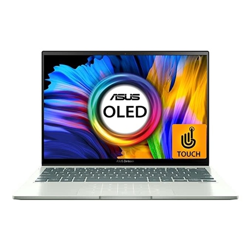 ASUS Zenbook S 13 (2022), 13.3" (33.78 cm) 2.8K OLED 16:10 Touch, AMD Ryzen 5 6600U, Integrated Graphics, Thin and Light Laptop (16GB/512GB SSD/Windows 11/Office 2021/Celadon/1.1 kg) UM5302TA-LX502WS