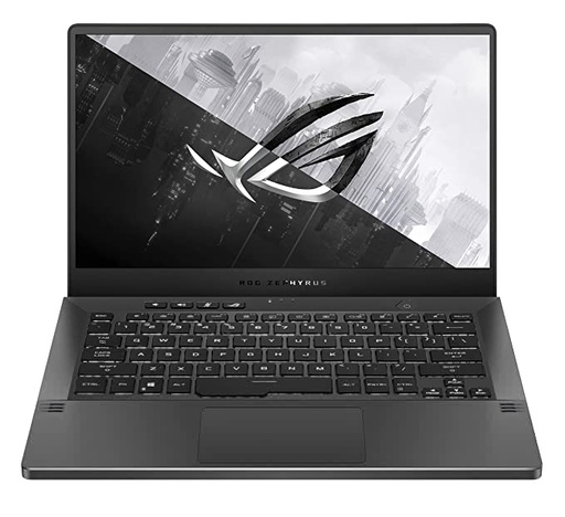 ASUS ROG Zephyrus G14 (2021), 14" (35.56 cms) FHD 144Hz, AMD Ryzen 7 5800HS, RTX 3050 Ti 4GB Graphics, Gaming Laptop(16GB/512GB SSD/Office 2019/Windows 10/Gray/Anime Matrix/1.7 Kg), GA401QE-HZ132TS