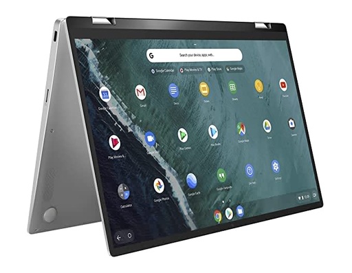 Asus Chromebook Flip C434 Intel Core M3-8100Y Processor 14 Inches Full Hd Touchs 2-In-1 Laptop 4-Way Nanoedge,4Gb Ram,64Gb Emmc Storage All-Metal Body Backlit Kb Chrome Os-C434Ta-Dsm4T Silver 1.305Kg