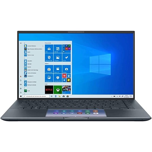 ASUS Zenbook14-Intel Core i5-1135G7{14-inch FHD IPS Touch /8GB RAM/512 GB SSD/Win 10/MS Office 2019 H&S/1 Yr. MacAfee/ NVidia MX450 2GB GDDR6 /Pine Grey/1.29 kg/1 Yr.}UX435EG-AI501TS