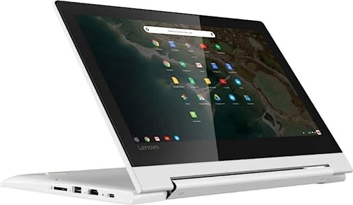 Lenovo 2020 2-in-1 MediaTek MT8173C 11.6 inches Convertible Chromebook HD, LED Touchscreen Business Laptop with Quad-Core (4C/2X A72 + 2XA53, 4GB/32GB eMMC/802.11ac WiFi/Intel/Bluetooth/Type-C/Chrome OS, White, 1.17 kg)