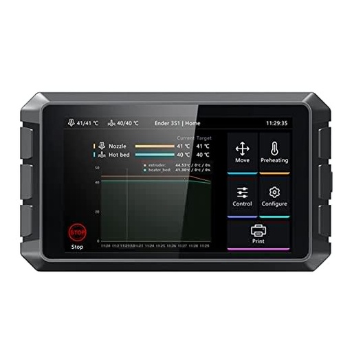 CATKOO Sonic Pad for FDM 3D Printer with Multiple Interfaces 7'' Touchscreen RAM 2G ROM 8G Integrate Design Comaptible with ER-3 V2/ER-3 S1/ER-3 S1 Pro Print High Speed and