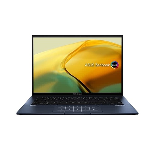 ASUS Zenbook 14 OLED, Intel Core i5-1240P 12th Gen, 14" (35.56 cm) 2.8K OLED 90Hz Touch, Thin & Light Laptop (16GB/512GB SSD/Windows 11/Office 2021/Alexa/Backlit KB/Blue/1.39 kg), UX3402ZA-KN531WS