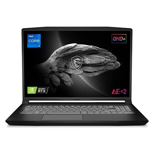 MSI Creator M16, Intel i7-11800H, 16" QHD+ IPS-Level 60Hz Panel Laptop (16GB/1TB NVMe SSD/Windows 10 Home/Nvidia RTX3050 Ti 4GB Graphics/Black/2.26Kg), A11UD-898IN
