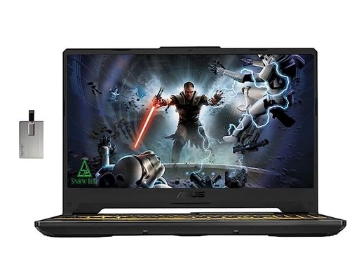 2021 ASUS TUF A15 15.6" FHD 144Hz Gaming Laptop, AMD Ryzen 7-4800H Processor, 64GB RAM, 2TB HDD + 2TB PCIe SSD, Backlit Keyboard, GeForce RTX 1660Ti, HD Webcam, Windows 10, Gray, 32GB USB Card