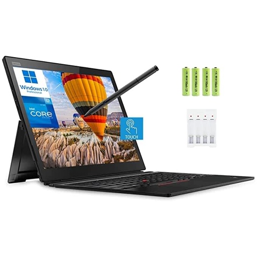 [Windows 10 Pro] Lenovo ThinkPad X1 Tablet Gen 3 2-in-1 Business Laptop, 13'' IPS Touchscreen 400 nits Intel 4-core i7-8650U, 8GB RAM 512GB PCIe SSD, Fingerprint Reader, Detachable Keyboard, w/Battery