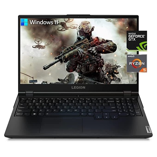 Lenovo Legion 5 17.3" FHD Gaming Laptop, AMD Ryzen 5-5600H (Beats i7-9750H),32GB RAM 2TB SSD GeForce GTX 1650 4GB Backlit Keyboard,USB-C Win11 Phantom Blue