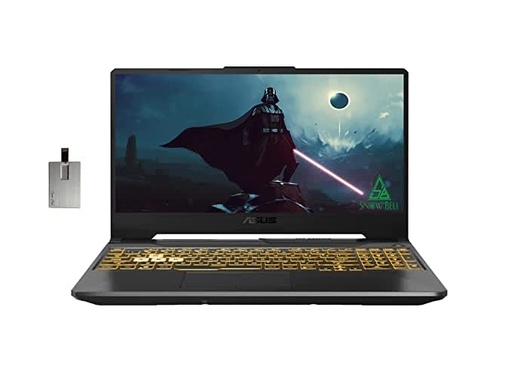 ASUS 2022 TUF Gaming A15 15.6" 144Hz FHD Laptop, AMD R7-4800H (Beats i7-10875H), 64GB RAM, 2TB PCIe SSD, Backlit Keyboard, GeForce RTX 3050 Graphics, HD Webcam, Win11, Black, 32GB USB Card