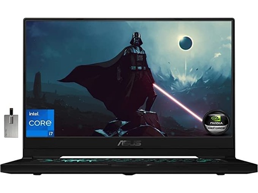 ASUS 2022 TUF Dash 15.6" 144Hz Gaming Laptop, Intel 11th Core i7-11370H, 40GB RAM, 2TB PCIe SSD, NVIDIA GeForce RTX 3060 Graphics 6GB, Backlit Keyboard, Windows 11, Gray, 32GB SnowBell USB Card