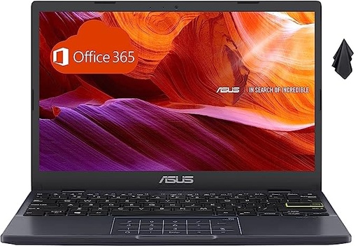 ASUS 2022 Vivobook Go 11.6" Ultra-Thin Light Business Student Laptop Computer, Intel Celeron N4020 Processor, 12Hours Battery, Win11S+1 Year Office 365 Personal, Black (576GB Storage)