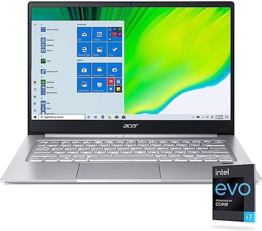 Acer Swift 3 Thin & Light Laptop, 14" FHD Display, Intel EVO Core i7-1165G7 Processor, 8GB RAM, 1TB NVMe SSD, Wi-Fi 6, Fingerprint Reader, Backlit Keyboard, Windows 11 Home