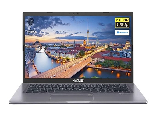 ASUS VivoBook 14" FHD 1080p Laptop, Intel Core i3-1115G4, 20GB RAM, 512GB PCIe SSD, Fingerprint Reader, Backlit Keyboard, HDMI, WiFi, Webcam, Windows 11 Home, Slate Grey