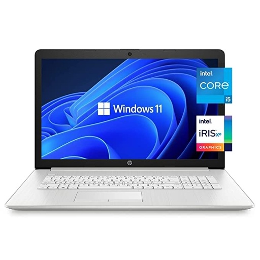 HP Pavilion 17.3-inch IPS FHD Laptop (2022 Model), Intel Core i5-1135G7 (Beats i7-1065G7), Intel Iris Xe Graphics, 64GB RAM, 2TB PCIe SSD, Backlit Keyboard, Long Battery Life, Webcam, Windows 11