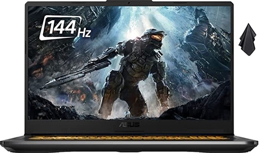 2021 ASUS TUF FX706 VR Ready Gaming Laptop, 17.3" 144Hz FHD, Intel 11th Gen i5-11260H 6-Core Processor, NVIDIA GeForce RTX 3050 Ti, 16GB DDR4 RAM, 512GB PCIe SSD, RGB Backlit keyboard, Windows 10 Home