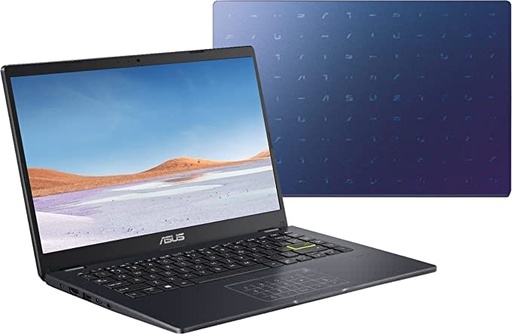 2021 ASUS E410 Ultra Thin Laptop, 14" HD Display, Intel Celeron N4020 Processor, 4GB RAM, 320 GB Storage, 12Hours Battery Life, Webcam, Zoom Meeting, Windows 10 Home + 1 Year Microsoft 365, Blue