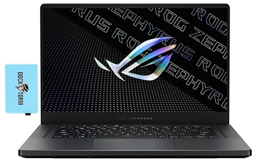 ASUS ROG Zephyrus G15 Gaming & Entertainment Laptop (AMD Ryzen 9 5900HS 8-Core, 16GB RAM, 512GB SSD, RTX 3060, 15.6" QHD (2560x1440), WiFi, Bluetooth, 1xHDMI, Win 10 Home) with Hub