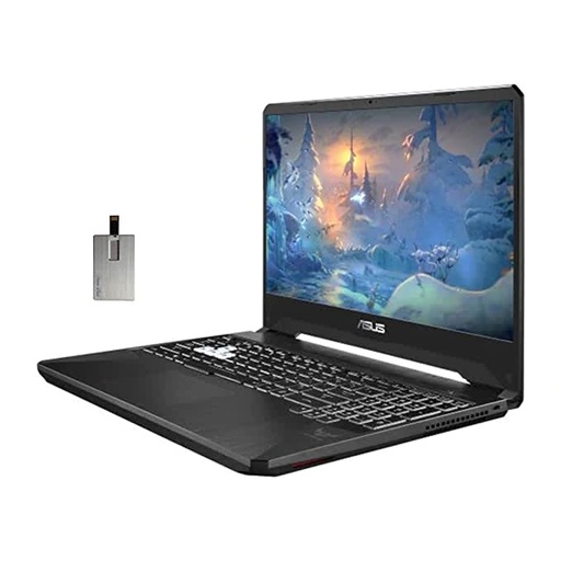 2020 Asus TUF Gaming FX505 15.6? FHD 144Hz Laptop Computer, AMD Ryzen 7-3750H Processor, 64GB RAM, 2TB HDD+ 2TB SSD, RGB Backlit KB, HD Webcam, GeForce RTX 2060, Win 10, Black, 32GB SnowBell USB Card