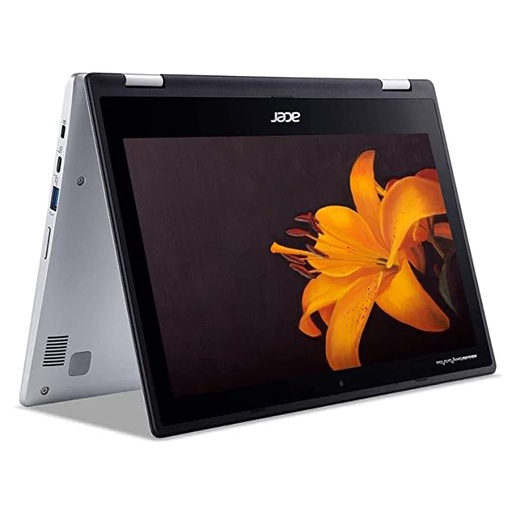 Acer 2021 Chromebook Spin 11.6 Inch Touchscreen 2-in-1 Laptop with Webcam, Intel Celeron N4000 up to 2.6 GHz, 4GB RAM, 64GB eMMC, Bluetooth, Type-C, Chrome OS + NexiGo 128GB MicroSD Card Bundle