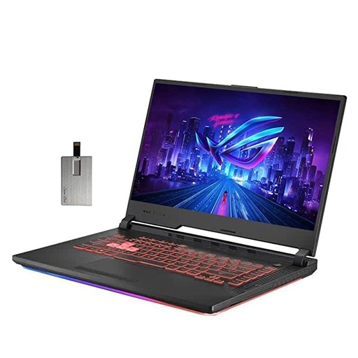 2020 ASUS ROG Strix G 15.6" FHD LED Gaming Laptop Computer, Intel Core i7-9750H, 32GB RAM, 2TB HDD+1TB SSD, Backlit Keyboard, GeForce GTX 1650 Graphics, HDMI, Win 10, Black, 32GB Snow Bell USB Card