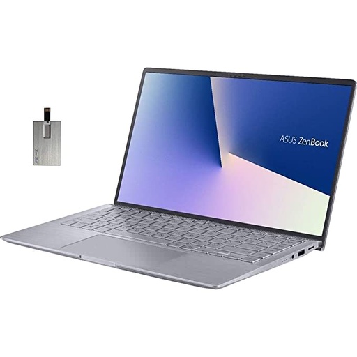 2020 ASUS Zenbook 14" FHD Ultra-Light&Thin Laptop Computer, AMD 4th Gen Ryzen 5-4500U, 8GB RAM, 1TB PCIe SSD, Backlit Keyboard, NVIDIA GeForce MX350, HD Webcam, Win 10, Gray, 32GB Snow Bell USB Card