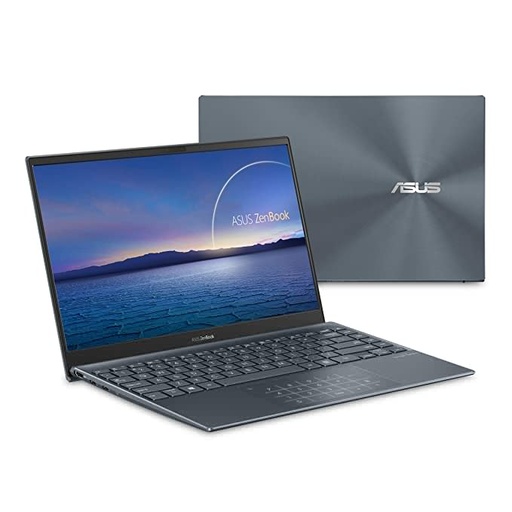 ASUS ZenBook 13 Ultra-Slim Laptop, 13.3? FHD NanoEdge Bezel Display, Intel Core i7-1065G7, 8GB LPDDR4X RAM, 512GB PCIe SSD, NumberPad, Thunderbolt, Wi-Fi 6, Windows 10 Home, Pine Grey, UX325JA-DB71