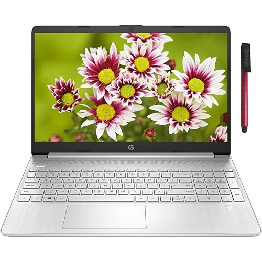 HP 15 Laptop Computer_10th Gen Intel i5 1035G1(Beats i7-7500U) _15.6" Touchscreen _32GB DDR4 _1TB PCIe SSD_Webcam_ Microphone_ Online Class Ready _Windows 10 _BROAGE 3-in-1 Stylus 64GB Flash Drive