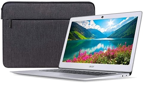 Acer Chromebook 14 CB3-431-12K1 14" Chromebook - 1366 x 768 - Atom x5 E8000-4 GB RAM - 32 GB Flash Memory - Sparkly Silver - Chrome OS - Intel HD Graphics - ComfyView - English (US) Keyboard -