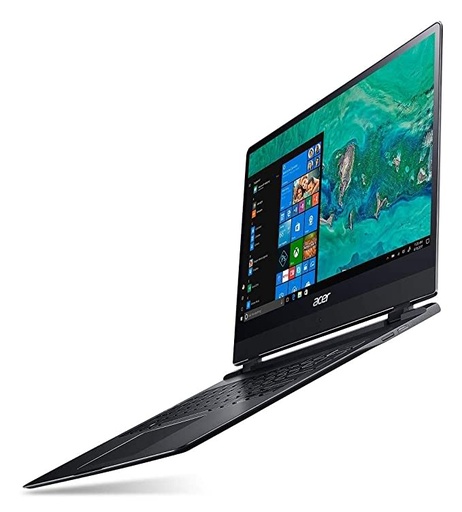 Acer Swift 7 SF714-51T-M9H0 Ultra-Thin 8.98mm Laptop, 14" Full HD Touch, 7th Gen Intel Core i7-7Y75, 8GB LPDDR3, 256GB PCIe NVMe SSD, 4G LTE, Windows 10, Protective Sleeve